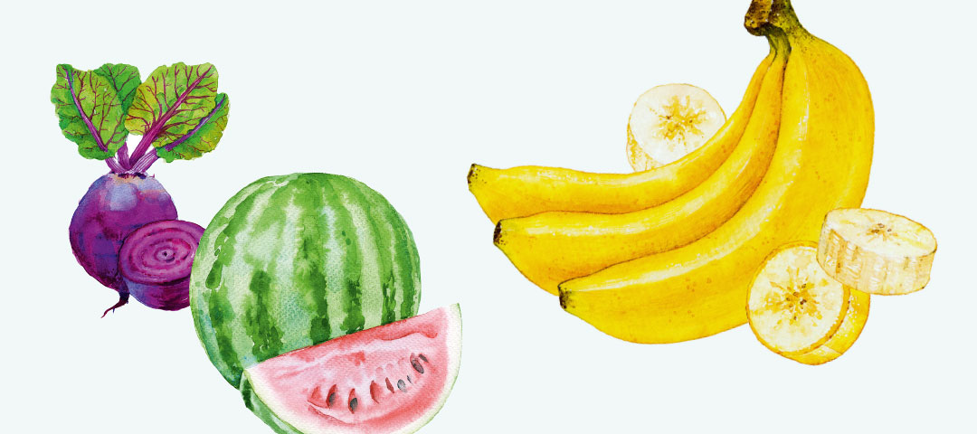 Obst und Gemüse: der sommerliche Pausensnack