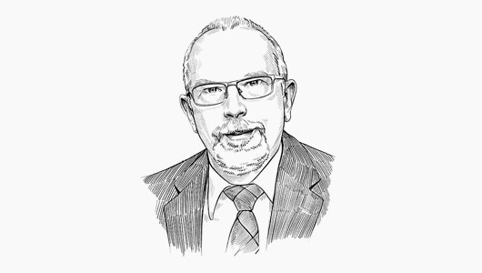 Rolf-Jürgen Trabold Stellvertretender Leiter des DGUV Fachbereichs Handel und Logistik erläutert die Gefahren von Hubarbeitsbühnen