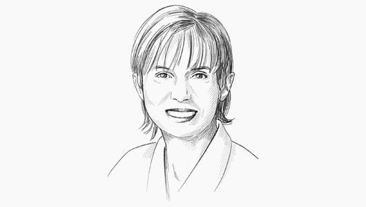 Zeichnung von Andrea Bonner vom Referat Kontaminierte Bereiche/Biostoffe der Abteilung Stoffliche Gefährdungen, BG BAU Bonner.