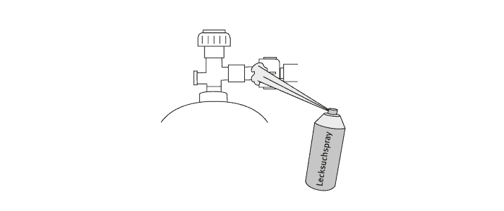 Bild von einem Leckschutzspray.