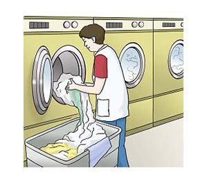 Arbeiten in der Wäscherei: Tipps für die Arbeit bei Hitze
