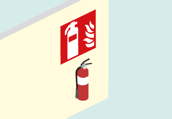 Brand- und Rettungszeichen im Betrieb
